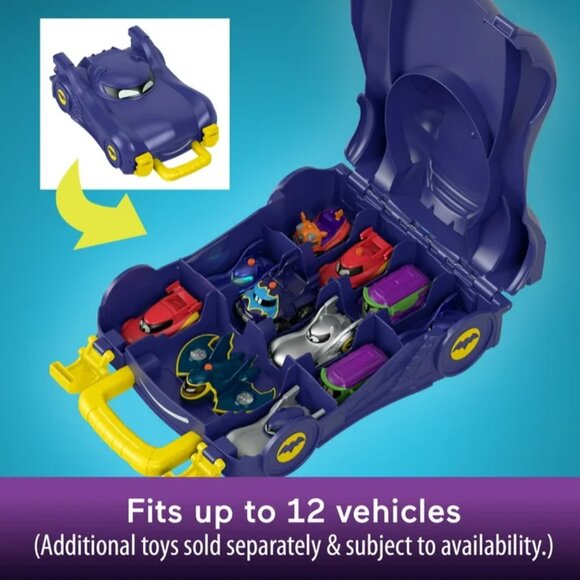 Fisher-Price DC Batwheels Bam the Batmobile Carrying Case w/ 1:55 Scale Toy Car - Picture 2 of 4